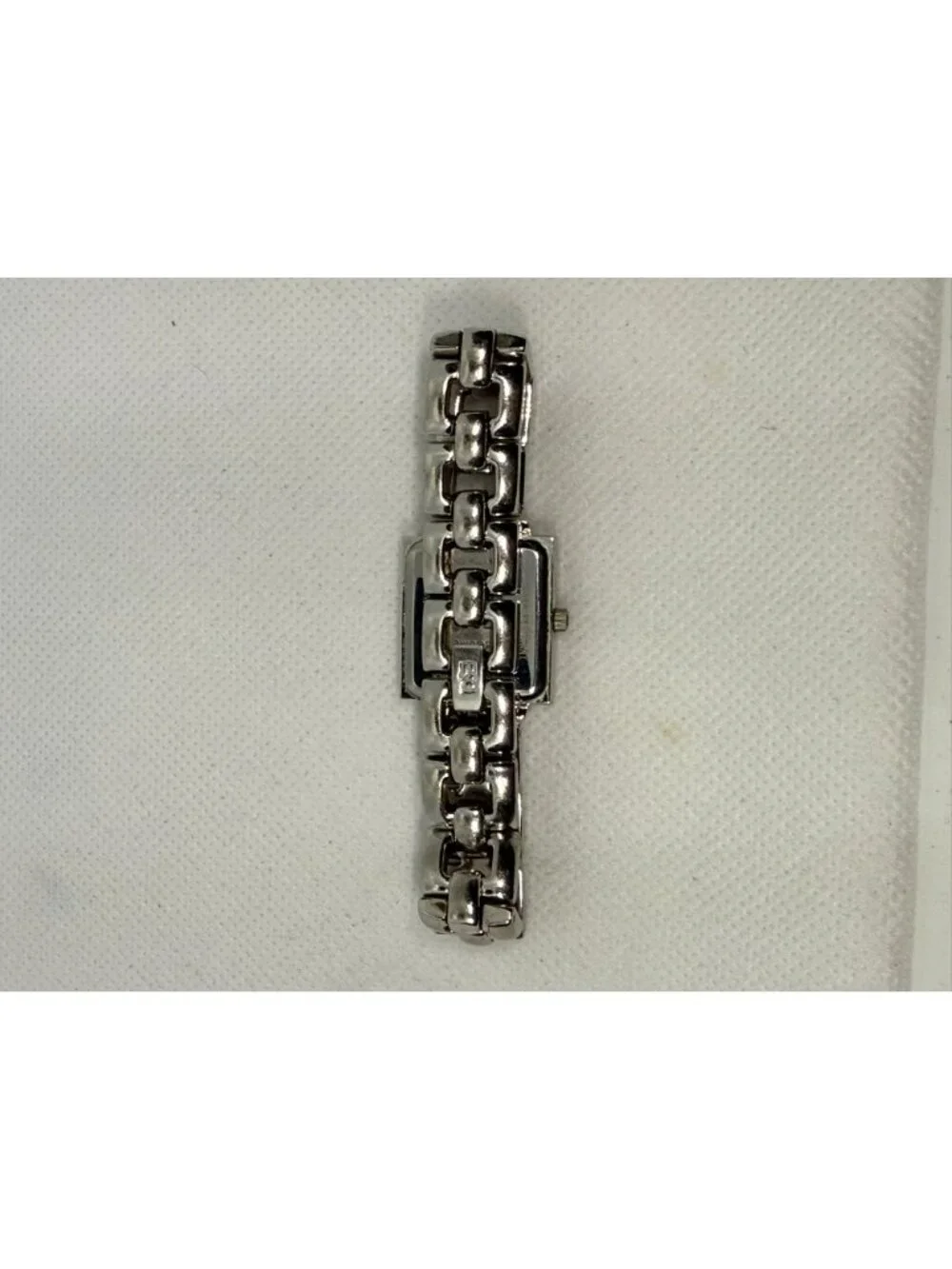 ESQ Swiss by Movado Womens Silver Square Stainless Steel Watch Bracelet 1506-3